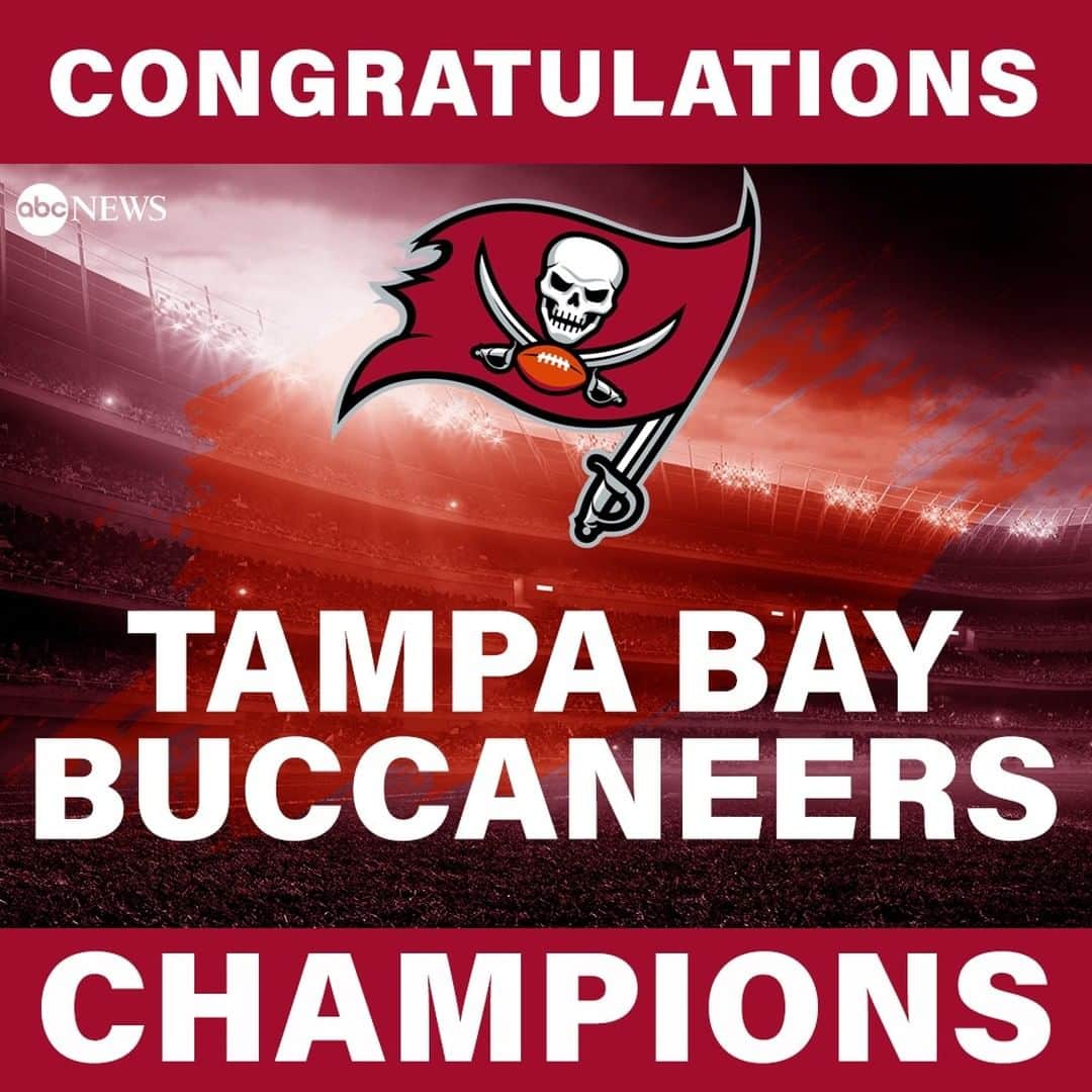 ABC Newsさんのインスタグラム写真 - (ABC NewsInstagram)「BREAKING: Tampa Bay Buccaneers defeat Kansas City Chiefs 31-9 to win Super Bowl LV. #SuperBowl」2月8日 12時14分 - abcnews
