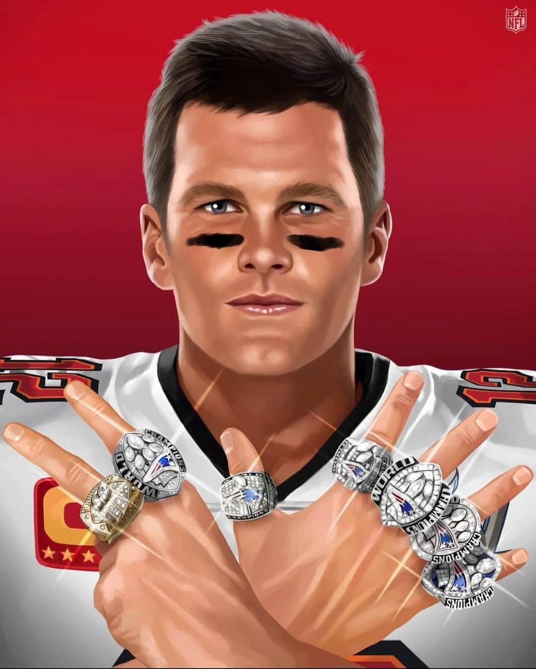 ルイス・ハミルトンさんのインスタグラム写真 - (ルイス・ハミルトンInstagram)「The greatest to ever do it. Congrats brother @tombrady on your 7th Super Bowl win. Welcome to #7 !!!」2月8日 12時53分 - lewishamilton