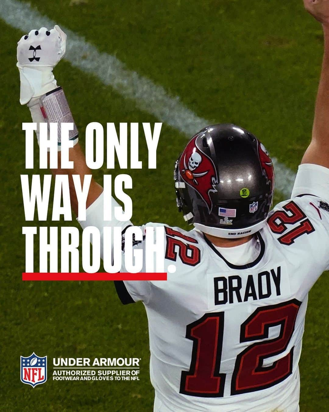 Under Armourさんのインスタグラム写真 - (Under ArmourInstagram)「🏆 x 7 + 5 MVPs for the 🐐. Congratulations to @tombrady on another historic victory. #TheOnlyWayIsThrough」2月8日 13時42分 - underarmour