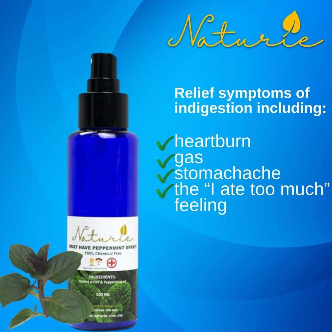 ナチュリエのインスタグラム：「Peppermint do a lot more than to freshen your breath. Menthol in the EO has a direct antispasmodic effect on the smooth muscle of the digestive tract. . The pleasant peppermint smell soothe nerves (and thus a nervous stomach).  . Peppermint's ability to calm cramping stomach and intestinal muscles makes it a superb treatment for symptoms of indigestion including heartburn, gas, stomachache, and the “I ate too much” feeling.  .  Peppermint is also a popular alternative treatment for irritable bowel syndrome (IBS), an intestinal disorder that causes abdominal pain, bloating, and irregular bowel movements. . Wow....so much goodness coming from this small leave.」