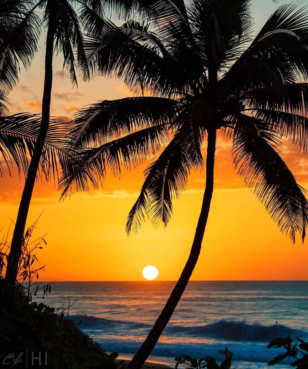 クラーク・リトルさんのインスタグラム写真 - (クラーク・リトルInstagram)「Tonight's sunset 🌴🌅❤️ #hawaii #paradise #clarklittle 🆑」2月8日 14時44分 - clarklittle