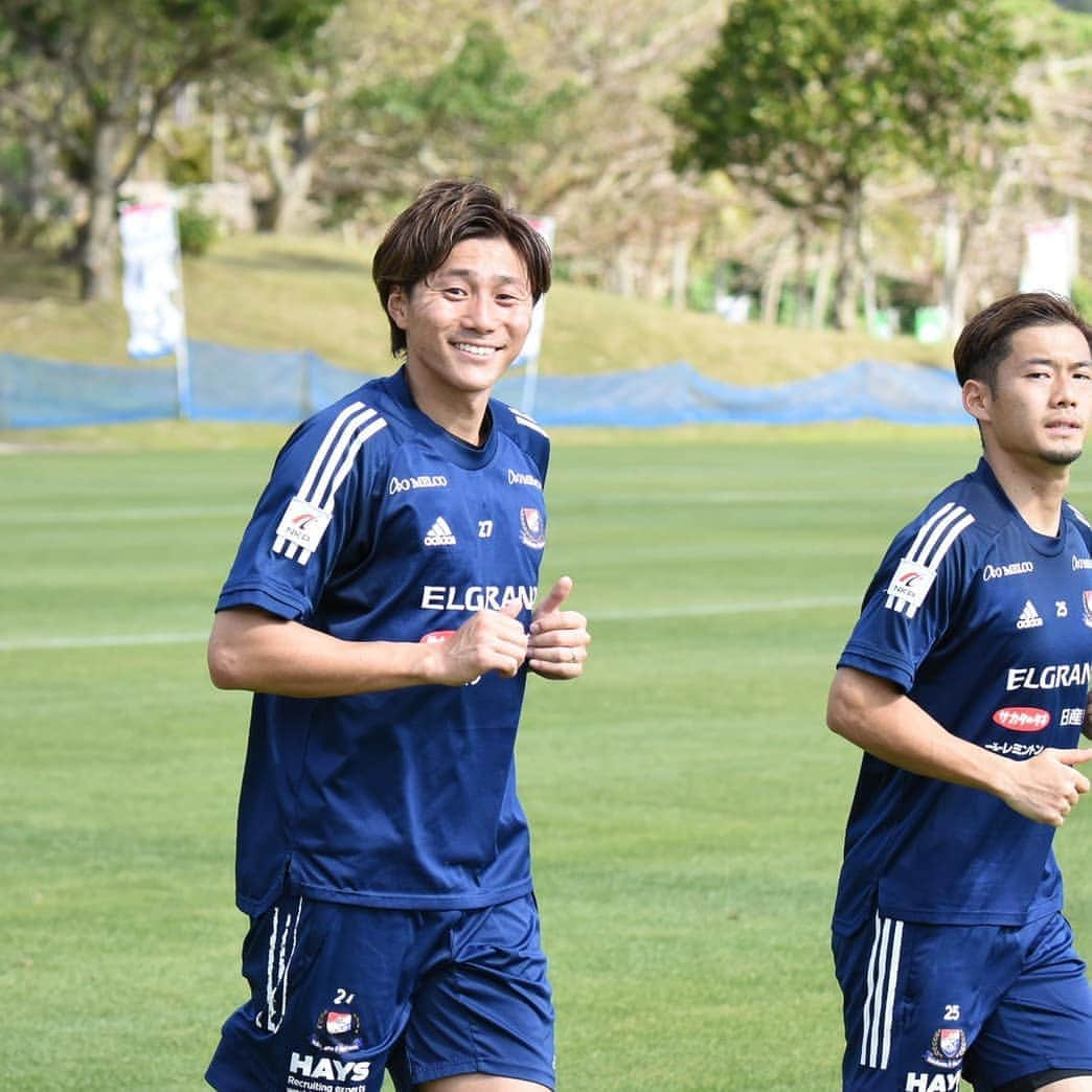 松原健のインスタグラム：「石垣島キャンプ終了！！ #fmarinos #気候最高 #2月なのにノースリ焼け #ウォーターボーイズ #二次キャンプも怪我なくがんばろう」