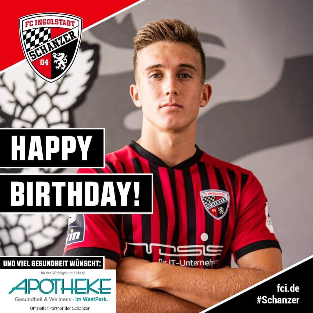 のインスタグラム：「HAPPY BIRTHDAY, @patrick.sussek‼️🥳👏 Ein echter #Schanzer Bua feiert heute seinen 21. Geburtstag! Wir wünschen dir zusammen mit der @apotheke.im.westpark von Herzen alles Gute 🖤❤️ Seit frühsten Fußballer-Jahren bist du Teil der FCI-Familie & hier zum Profi gereift - darauf sind wir mächtig stolz. Bleib wie du bist! __ Eure Glückwünsche 👇 . . #happybirthday #birthday #Geburtstag #allesGute #birthdayboy #happy #FCI #FCIngolstadt #Schanzerdassindwir #Schanzerfürimmer #fu3ball #3Liga #zeigtsuns #Ingolstadt #football #soccer #fussball #fußball #FCIngolstadt04 #Familie #PatrickSussek #Sussek #Ingolstädter #SchanzerBua」