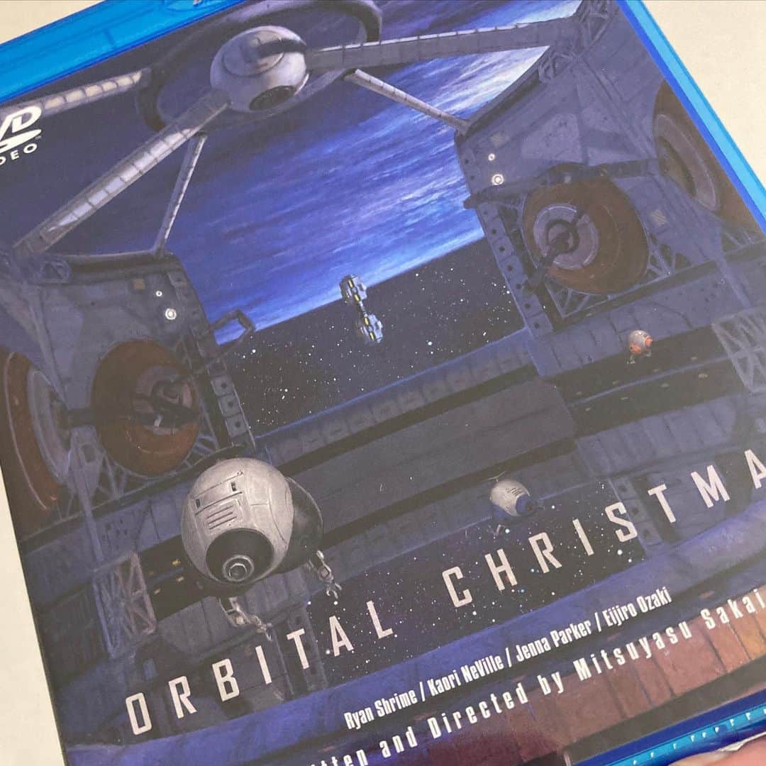 佐藤竜雄のインスタグラム：「今さっき届きましたー。 #オービタルクリスマス #堺三保 #クラウドファンディング #sf映画 #おつかれさまです」