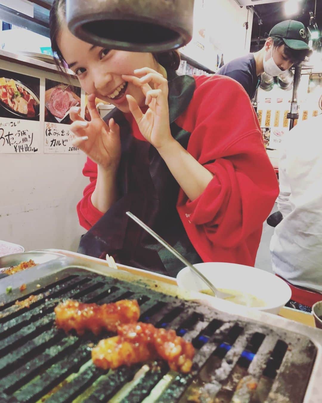 仮谷せいらのインスタグラム：「やみつきヤンニョムカルビ🍖🍖🍖」