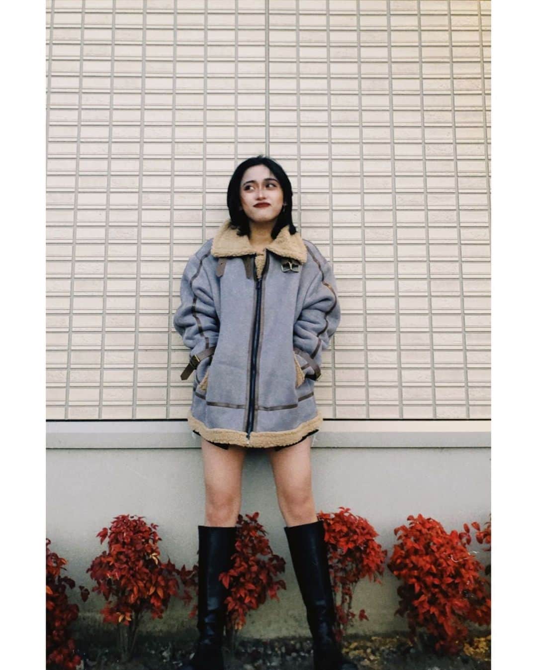Marianaさんのインスタグラム写真 - (MarianaInstagram)「:) ・ Today's weather is in a bad mood.☁️  【 Jacket : @beep_ss 】」2月8日 17時55分 - babygirrrr_x0.5