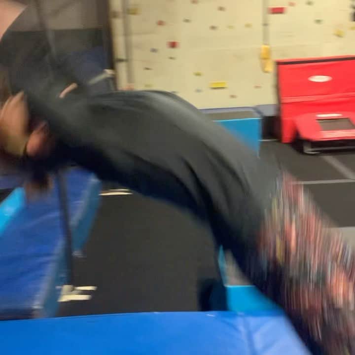 アンナ・パキンのインスタグラム：「Old dog... old tricks...😉 Thank you so much Dom Pham @phamily_fun_and_fitness for being so accommodating of our VERY carefully maintained “covid work bubble”  so @stephenmoyer and I could take the babes for some Ninja course fun this weekend.  If you are in Oklahoma you you should check it out! (Oh and when you swipe left, yip my form is shite and I kinda ran outta room for that 2nd back handspring but.... it’s been a WHILE since I tumbled)」