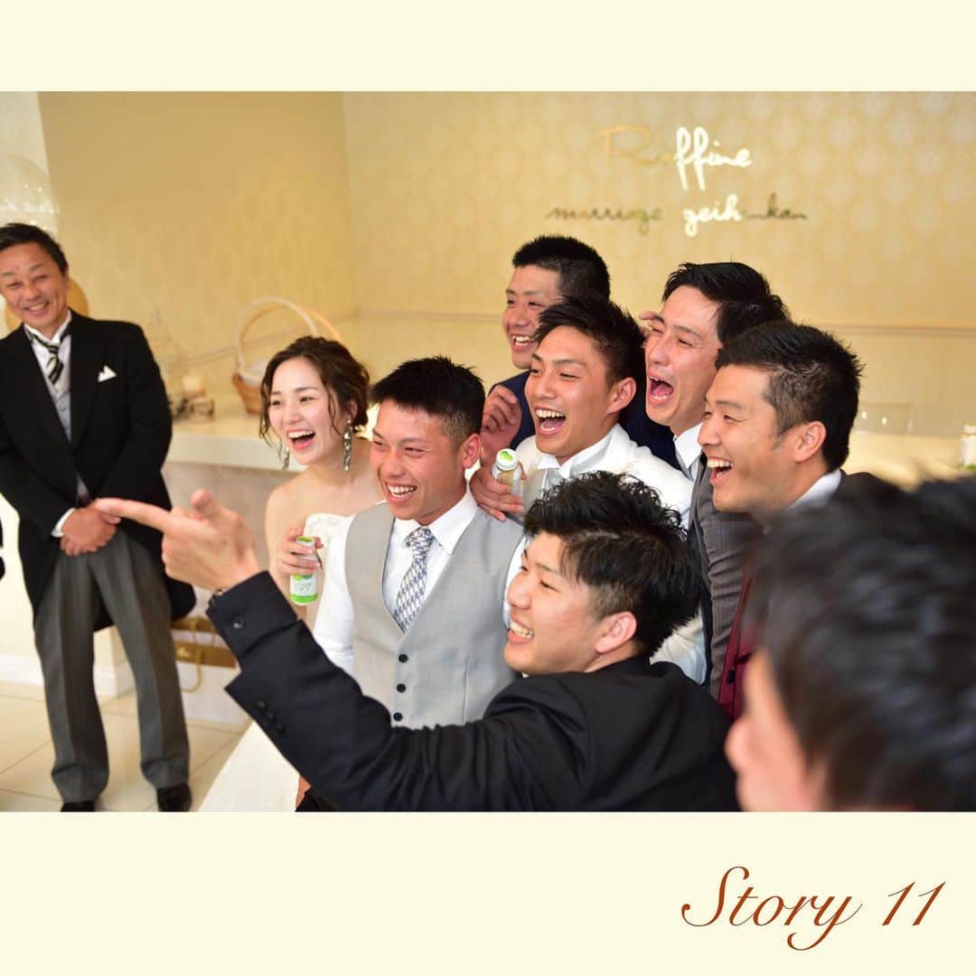 ラフィネ・マリアージュ迎賓館 大分県別府市のインスタグラム：「. .  ＊Story11＊絆  こだわりの空間の中で みんなが楽しい、結婚のひと時  大好きなゲストをご招待して お2人らしいおもてなし  たくさんの笑顔に溢れた 素敵な結婚式に。  . . ▼ご見学のご予約やお問い合わせは プロフィールのリンクからお進みください💐 ＠raffine_mariage . .」