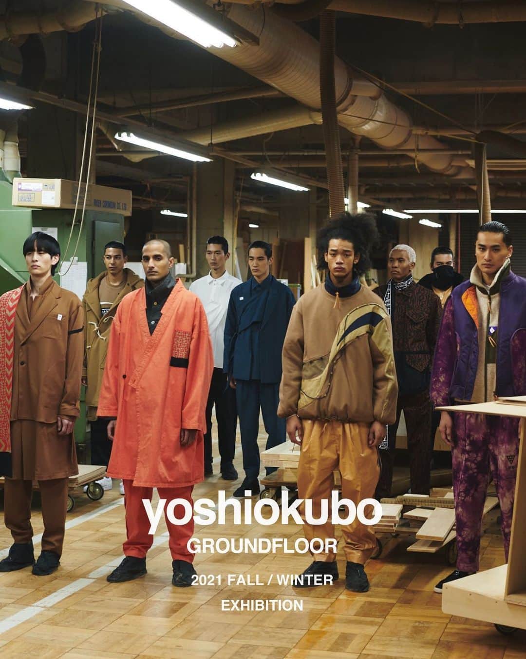 ヨシオクボさんのインスタグラム写真 - (ヨシオクボInstagram)「Yoshiokubo 2021Fall/Winter  Exhibition starts  2021.2.9-2021.2.13  #yoshiokubo」2月8日 19時35分 - yoshiokubo