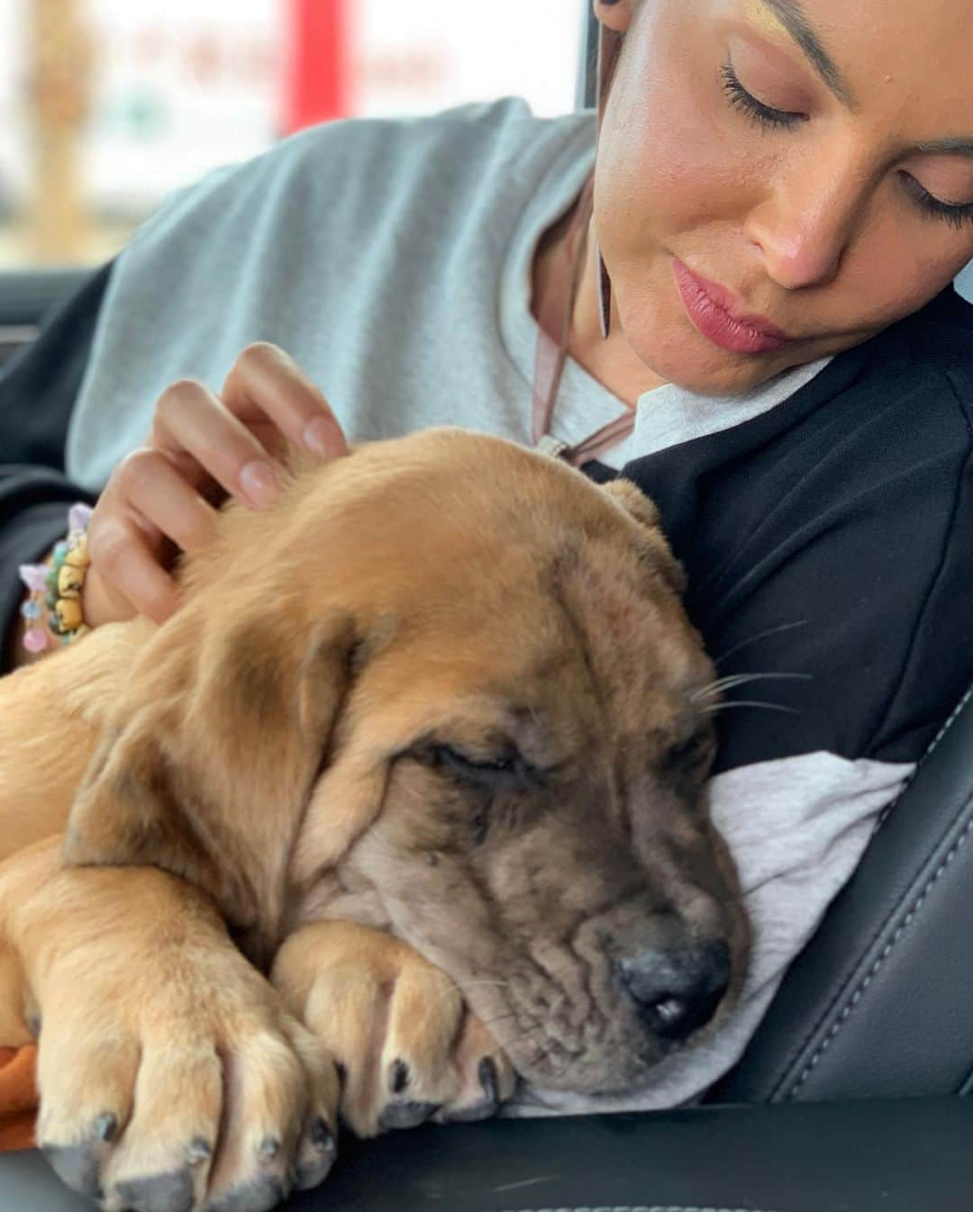 ニーナ・メルセデスさんのインスタグラム写真 - (ニーナ・メルセデスInstagram)「Thank you @championbreedworldwide for delivering my son to my arms! Meet “Thor ” he’s a a #daniff puppy 13 weeks old today. Check my stories a little later to see how big he really is. #mastiff #greatdane  I love Mastiff and Great Dane breeds so when I found @championbreedworldwide and really watched what they do and how much care they put into their breed. The quality is outstanding, I knew I didn’t need to look anywhere else. They are located outside Los Angeles but close enough to Vegas. They also ship their puppies to their new owners.  He has brothers still available so contact them today.」2月9日 6時39分 - lifewithmariza