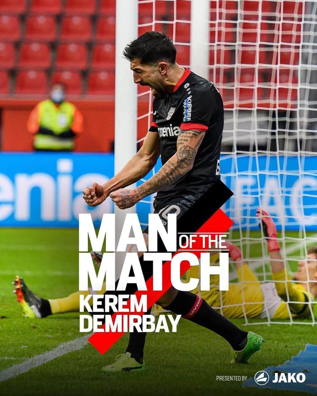 バイエル・レバークーゼンさんのインスタグラム写真 - (バイエル・レバークーゼンInstagram)「🏆 #motm #B04VfB Kerem #Demirbay」2月9日 5時31分 - bayer04fussball