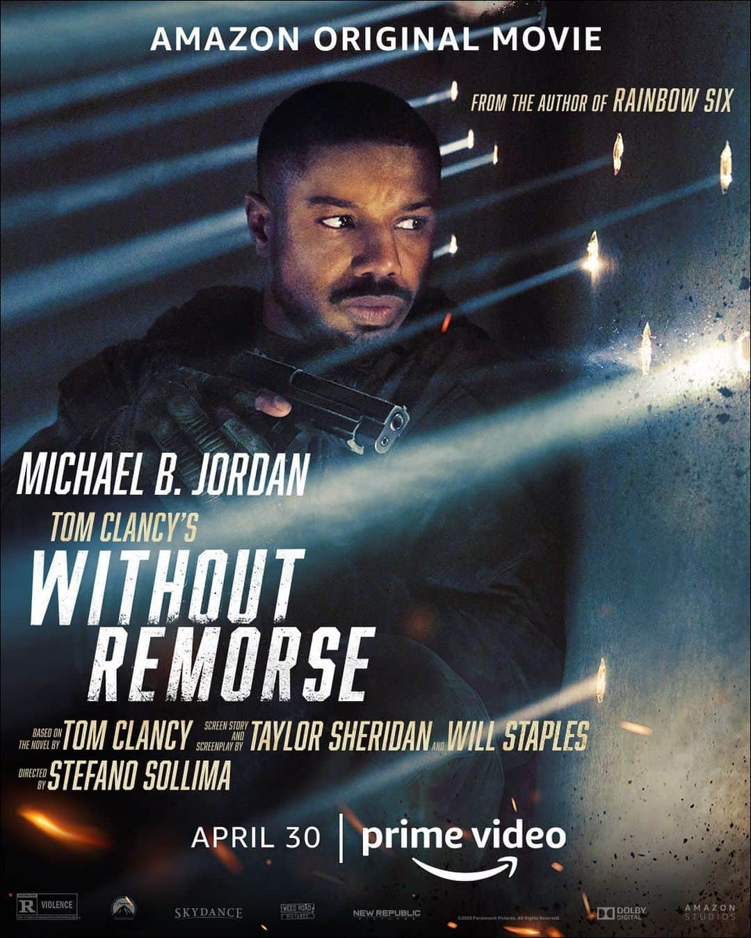 トッド・ラサンスのインスタグラム：「LETS GO!!! First official teaser poster for @withoutremorsemovie 🔥💥 So proud to be part of this project! Coming to @amazonprimevideo on APRIL 30th! Are you in??? #withoutremorse @michaelbjordan」