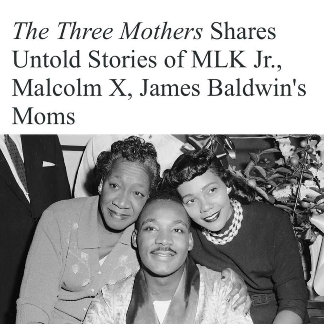 トームさんのインスタグラム写真 - (トームInstagram)「#repost @moadsf "These three mothers taught resistance and a fundamental belief in the worth of Black people to their sons."  In her groundbreaking and essential debut #TheThreeMothers, Scholar Anna Malaika Tubbs celebrates Black motherhood by telling the story of the three women who raised and shaped some of America's most pivotal heroes: #MartinLutherKing, Jr, Malcolm X, and #JamesBaldwin.  Explore this book today in our Online Museum Store in bio, or at store.moadsf.org!  Much has been written about Berdis Baldwin's son James, about Alberta King's son Martin Luther, and Louise Little's son Malcolm. But virtually nothing has been said about the extraordinary women who raised them, who were all born at the beginning of the 20th century and forced to contend with the prejudices of Jim Crow as Black women.  Debut author Anna Malaika Tubbs (@annastea_honesty) was recently featured in our MoAD conversation with Julie Lythcott-Haims (@jlythcotthaims) as she introduced readers to #AlbertaKing, #BerdisBaldwin and Louise Little, three Black women born at the beginning of the 20th century.  Read the article “The Three Mothers Shares Untold Stories of MLK Jr., Malcolm X, James Baldwin's Moms” via @People Magazine.」2月9日 6時06分 - tomenyc