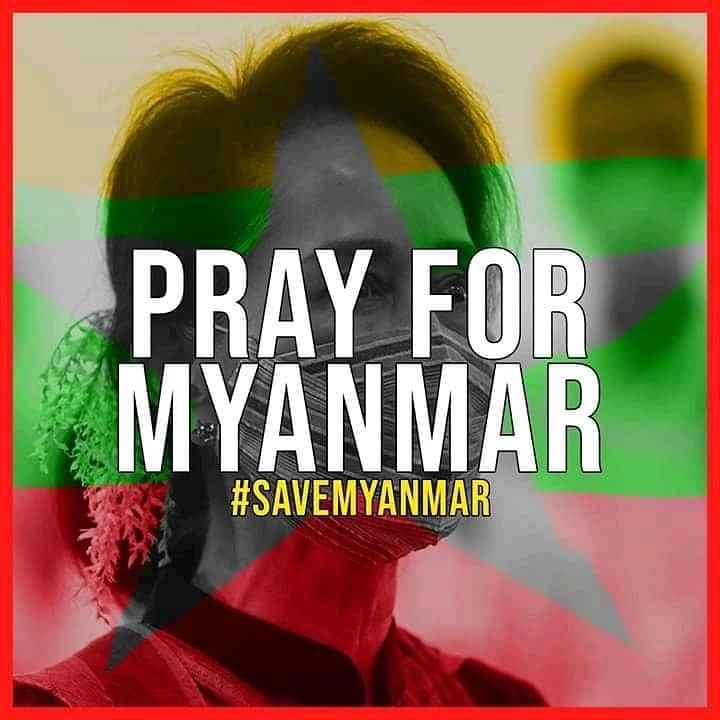 山下訓広のインスタグラム：「I pray for peaceful days to return quickly 🙏 Love & peace 🇲🇲❤️  #prayformyanmar」