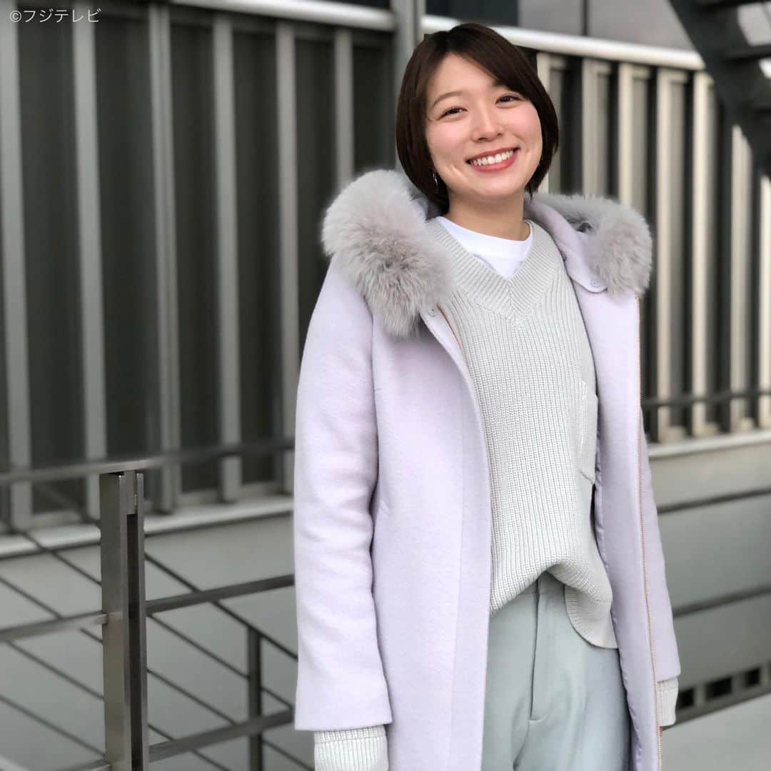 フジテレビ「めざましテレビ」さんのインスタグラム写真 - (フジテレビ「めざましテレビ」Instagram)「2月8日（月） ・ ファッション雑誌CanCamとコラボした お天気コーナー「きょう何着て行く？」 阿部華也子の毎日のコーデを紹介♪ ・ 【きょうのコーデ】 コート→#MISCH MASCH　　　　　　　　　　　　35000円   ニット→#CRAFT STANDARD BOUTIQUE 2000円   カットソー→#Gap  1809円 パンツ→#MEW’ S REFINED CLOTHES　7900円   靴→#マミアン　8400円   ピアス→#CRAFT STANDARD BOUTIQUE  1546円 ︎ 【コーデのポイント】 シンプルなVネックニットに白のロンTを仕込んで、少しラフな雰囲気に🌷 きれいめコーデを少しカジュアルに仕上げたい時にオススメのテクニック✨ ニットは、ゆったりシルエットが重ねやすくて🙆‍♀️  #めざましテレビ #きょう何着て行く？ #阿部華也子 #今日のコーデ#コーデ#CanCam #今日のファッション#ootd #きょう何着て行く？は月〜金朝6時22分ごろ放送📺 #スタイリストたなべさおり」2月8日 21時56分 - mezamashi.tv