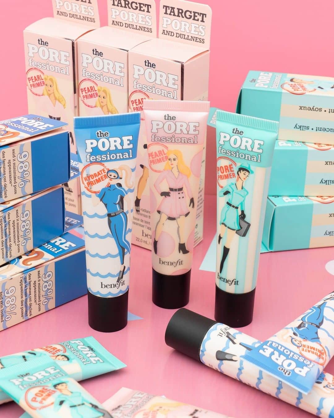 Benefit Cosmetics UKさんのインスタグラム写真 - (Benefit Cosmetics UKInstagram)「We LOVE our primer family 💓 No matter what your skin type, we have a primer for you 🤝」2月8日 22時35分 - benefitcosmeticsuk