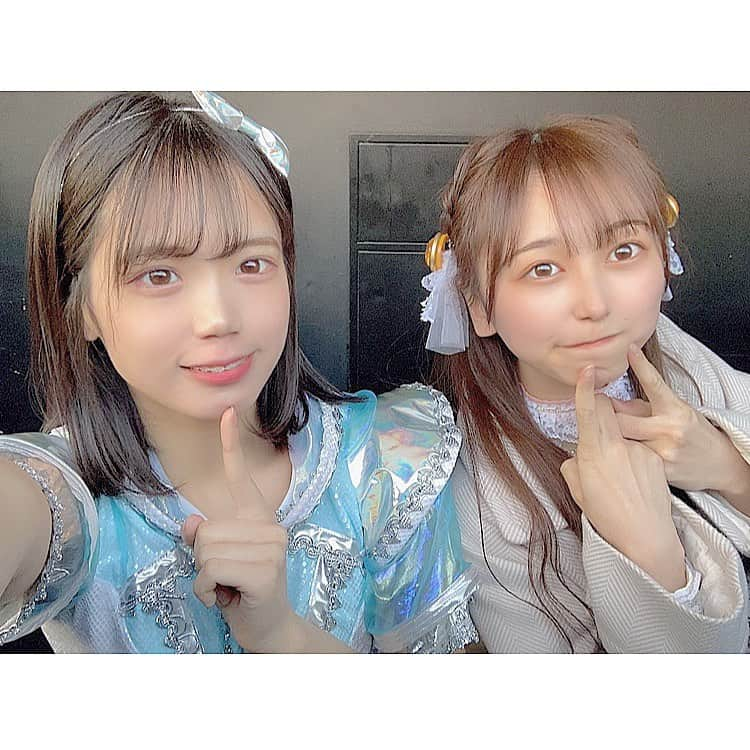 新井妃菜乃のインスタグラム：「♥" 今日でみやちとひなのは 【eN】ステージデビューから半年！！🌻🧡🌷💙   #えんちゃん に出会えて良かった😌💭 これからもよろしくね🤝💓  引き続き応援よろしくお願いします🙇‍♀️‼️」