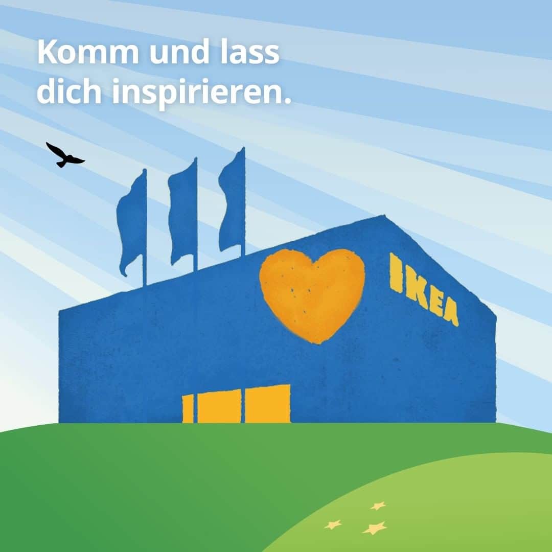 IKEA Austriaのインスタグラム：「Hej! Seit 8.2.2021 haben unsere IKEA Einrichtungshäuser wieder geöffnet. Für deinen Besuch haben wir für Sicherheit gesorgt. Auf IKEA.at sind wir natürlich auch immer für dich da <3」