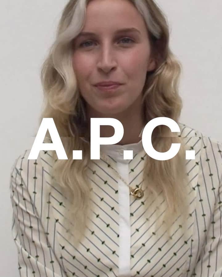 アーペーセーのインスタグラム：「A.P.C. Spring/Summer 2021 collection.⠀ ⠀ @lunaharst interviewed and filmed by Tess Petronio (@documentedbytess )  Creative direction: @suzannekoller   Available in stores and at apc.fr⠀ ⠀ #APC #APCcollection #APCSS21」