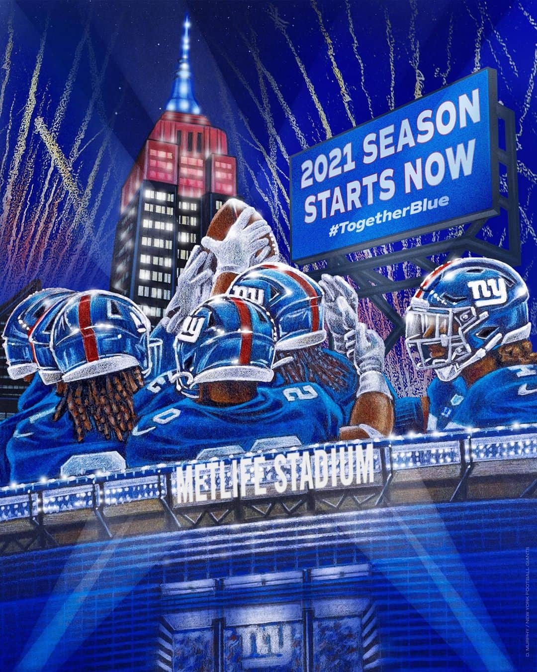 New York Giantsさんのインスタグラム写真 - (New York GiantsInstagram)「Clean slate. Let's work.」2月8日 23時15分 - nygiants