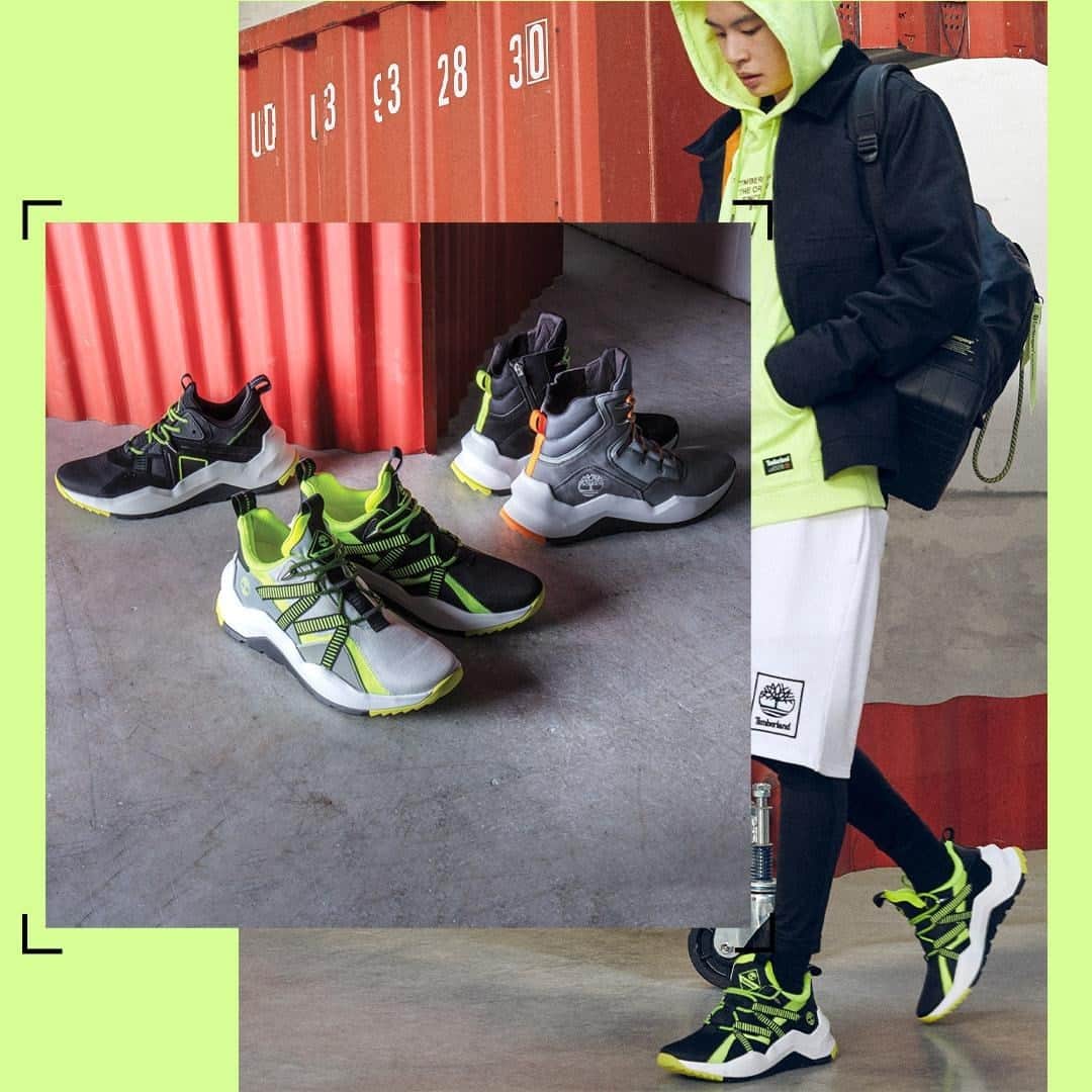 ティンバーランドのインスタグラム：「NEW COLLECTION ALERT🚨 HI-VIS—Step Out to Stand Out. ​」