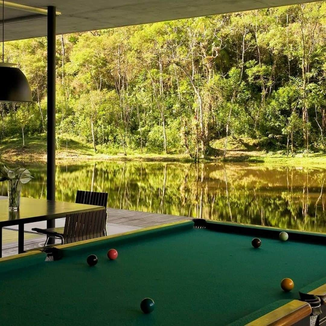 Architecture - Housesさんのインスタグラム写真 - (Architecture - HousesInstagram)「⁣ Residence Sao Luis do Paraitinga ⤵️⁣⁣ A true observatory of the beautiful landscape. The residence is an implantation with minimum impact on the preserved plac to preserve the natural richness of the place.⁣ ⁣ Designed as if it were a fair-faced concrete pavilion with extensive glass cloths separating the free area from the building, the summer house was solved on a single floor. If you like it, leave your thoughts below ⬇️ ⬇️⁣ _____⁣⁣⁣⁣⁣⁣⁣⁣⁣⁣⁣ 📐 Libeskind Llovet Arquitetos⁣ 📸  Alain Brugier ⁣ 📍 SP, Brazil⁣ #archidesignhome⁣⁣⁣⁣⁣⁣⁣ _____⁣⁣⁣⁣⁣⁣⁣⁣⁣⁣⁣ #design #architecture #architect #arquitectura #luxury #architettura #archilovers ‎#architecturephotography #amazingarchitecture⁣ #lookingup_architecture #artdepartment #architecturallighting #house #archimodel #architecture_addicted #architecturedaily #arqlovers #arch_more #Brazil #SaoPaolo #saopaolobrasil」2月9日 0時10分 - _archidesignhome_