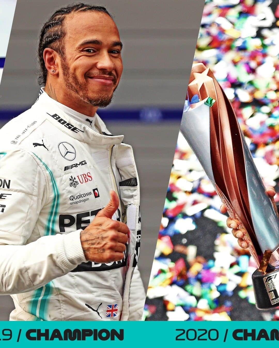 F1さんのインスタグラム写真 - (F1Instagram)「The legend continues ⏩  Will it be title #8 in 2021?  #F1 #Formula1 #LewisHamilton @mercedesamgf1」2月9日 0時40分 - f1