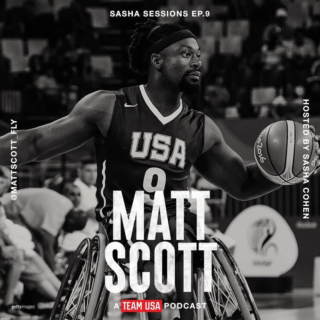 サーシャ・コーエンのインスタグラム：「Episode 9 of the #SashaSessions is live today. Please listen to this interview with one of the most accomplished #paralympians competing today. I learned so much from Matt and was sincerely blown away by his positivity, relentless determination, and the genuine gratitude and joy that he consistently exudes. #rolemodel #gratitude #paralympics」