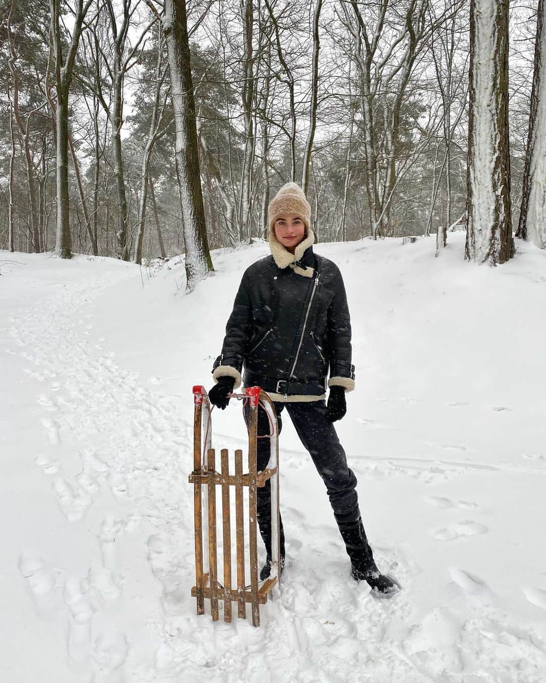 マルチェ・フェルフーフのインスタグラム：「About yesterday ❄️⛄️」