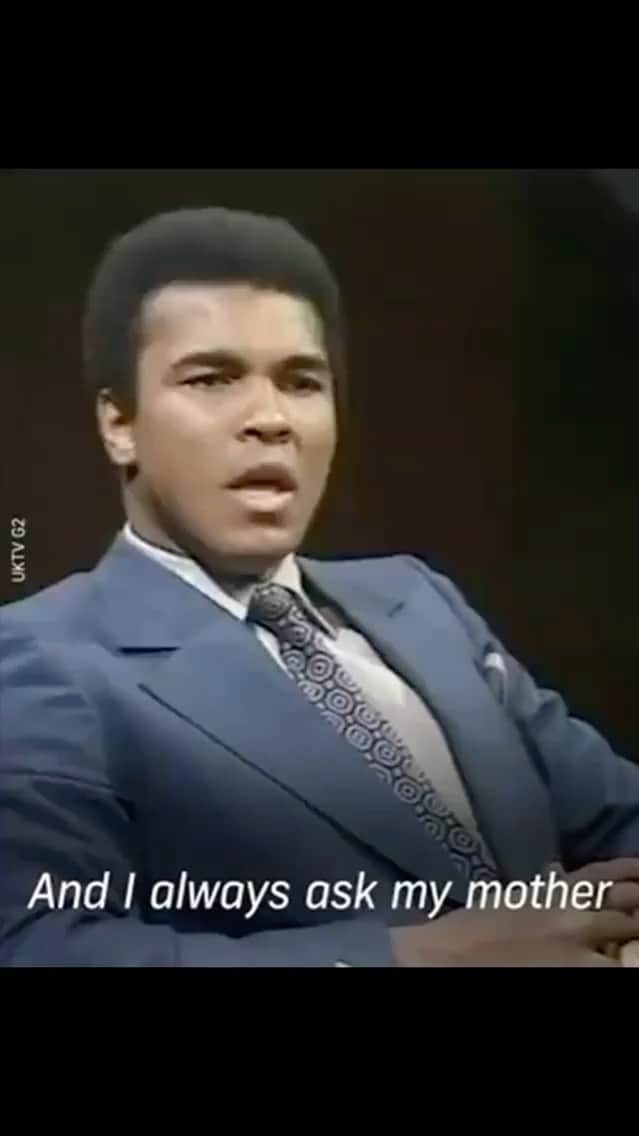 マリン・アッカーマンのインスタグラム：「Love this man #muhammadali #brilliant #legend❣️ 😂」