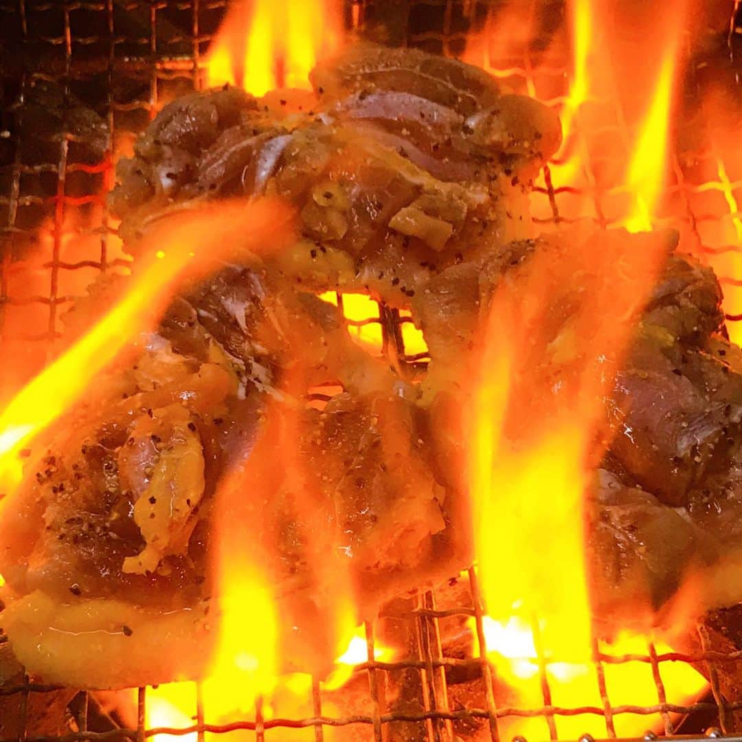 うまかもん九州料理 九州魂天王寺店のインスタグラム：「まいど九州魂（くすだま）天王寺店です！  名物！九州地鶏もも炙り焼き！ 焼酎ロックと合わせたい！ 合わせたい！  明日も、ご来店お待ちしてます！  #阿倍野居酒屋 #阿倍野グルメ #天王寺グルメ #天王寺居酒屋 #B級グルメ #九州居酒屋 #博多もつ鍋 #九州魂天王寺店 #九州地鶏」