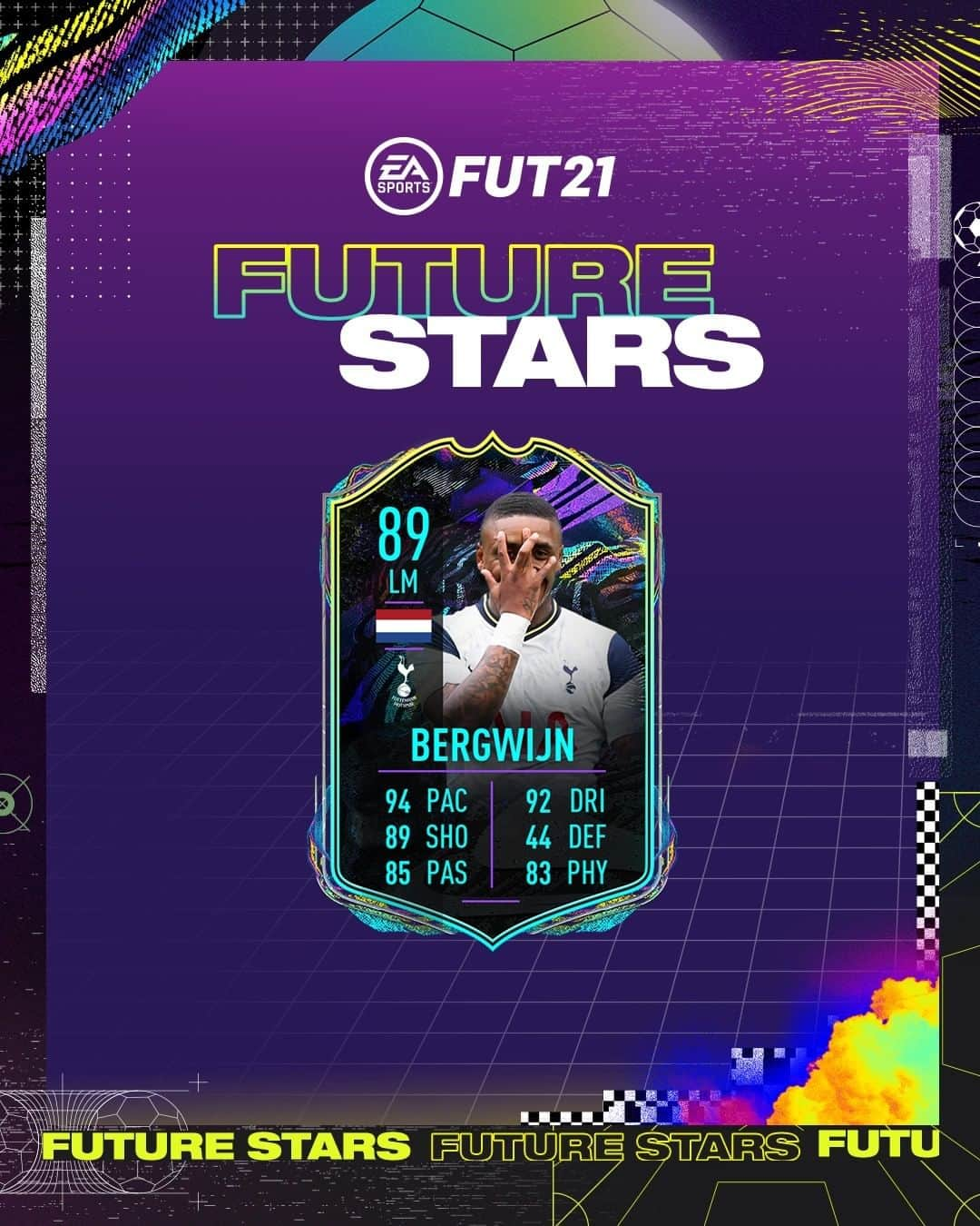 トッテナム・ホットスパーFCさんのインスタグラム写真 - (トッテナム・ホットスパーFCInstagram)「The future is bright ⭐ @stevenbergwijn is part of the @EASPORTSFIFA #FutureStars.  #FIFA21 #Bergwijn」2月9日 2時00分 - spursofficial