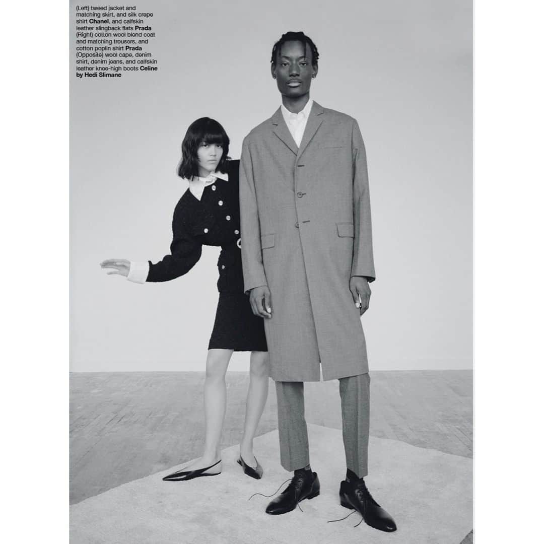 Kento Utsuboのインスタグラム：「🎨Youssouf and Hannah🎨 for MANIFESTO MAGAZINE.  @manifestomedia   今回は雑誌の撮影でヘアメイクをさせてもらいました😊💫  💡質問など、ありましたら気軽にコメント欄にお願いします📝😊💫  photo #BRENTCHUA  @yeejonathan stylist @junglelin  art director  @freeman365x  Hair and makeup @kentoutsubo  Models @djbamba_ @dnamodels   @hannahvlocsin  @suprememgmt   ——————————— ———————————」