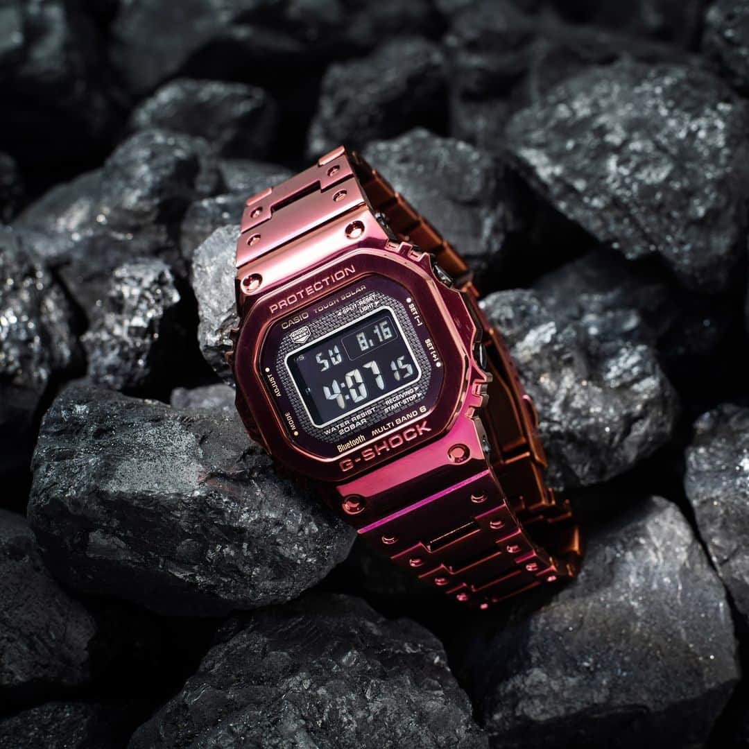 G-SHOCKのインスタグラム：「The OG reborn and on fire. The #GMWB5000RD is back like it never left.」