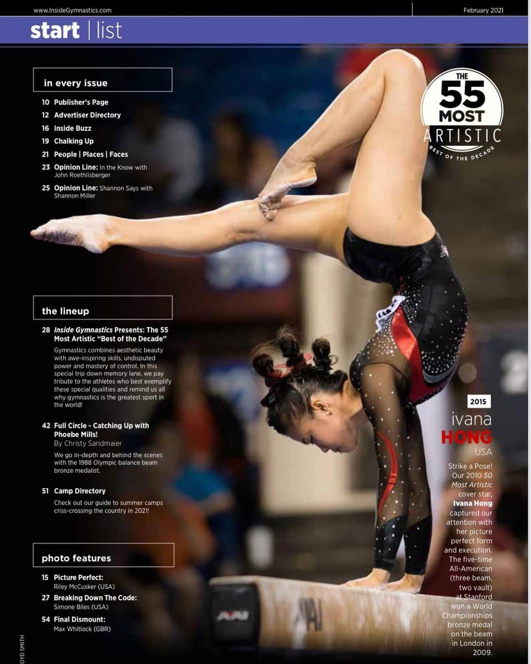 Inside Gymnasticsさんのインスタグラム写真 - (Inside GymnasticsInstagram)「Our 55 Most Artistic of the last decade comes out soon! Link in bio or ShopInsideNation.com to Subscribe. Who should be included on the list?!  #gymnastics #artistry #unique #gymnast」2月9日 2時22分 - insidegym