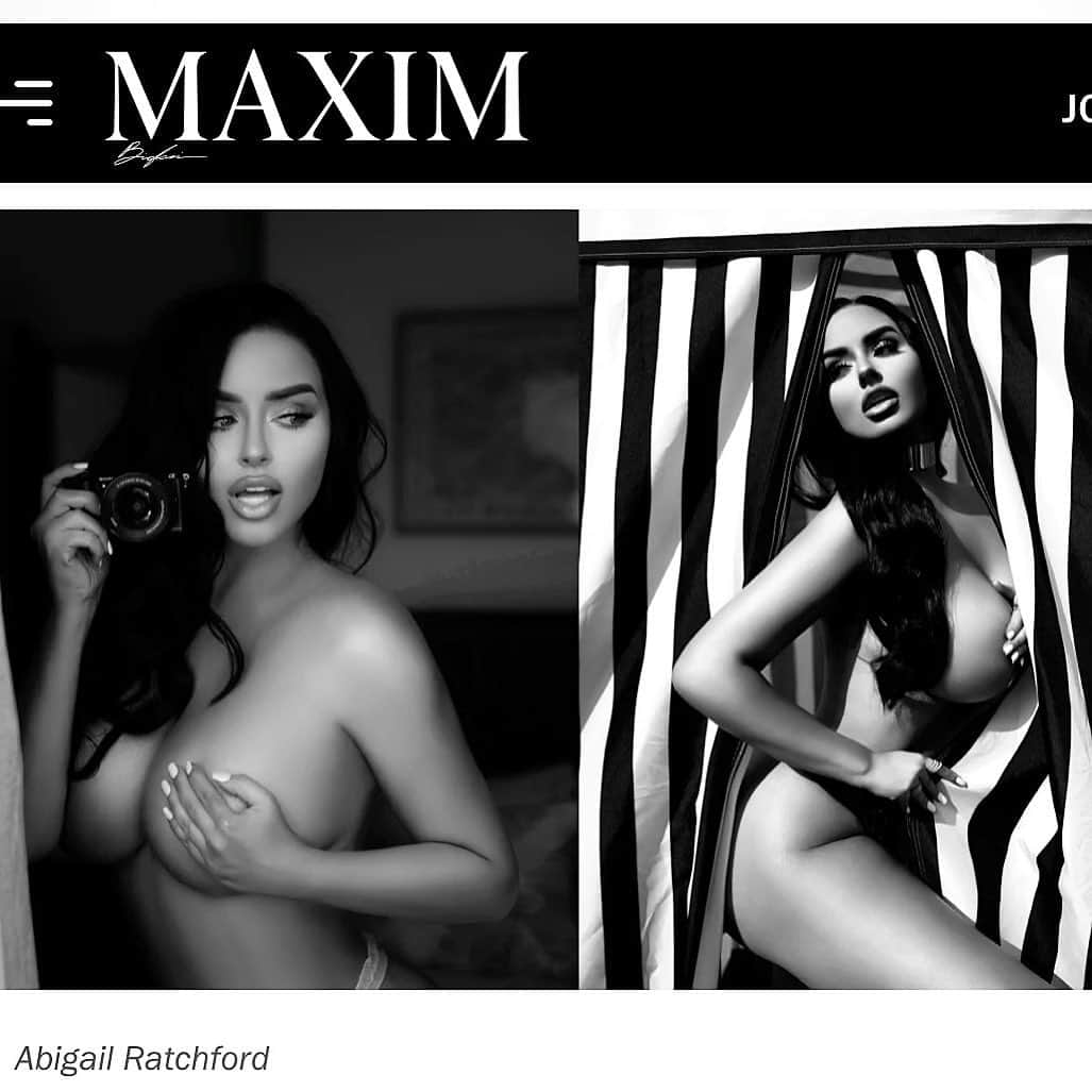 アビゲイル・ラッチフォードのインスタグラム：「Read all about my B&W coffee table book in this feature with @maximmag out today 🥳 Link in bio 🎉」