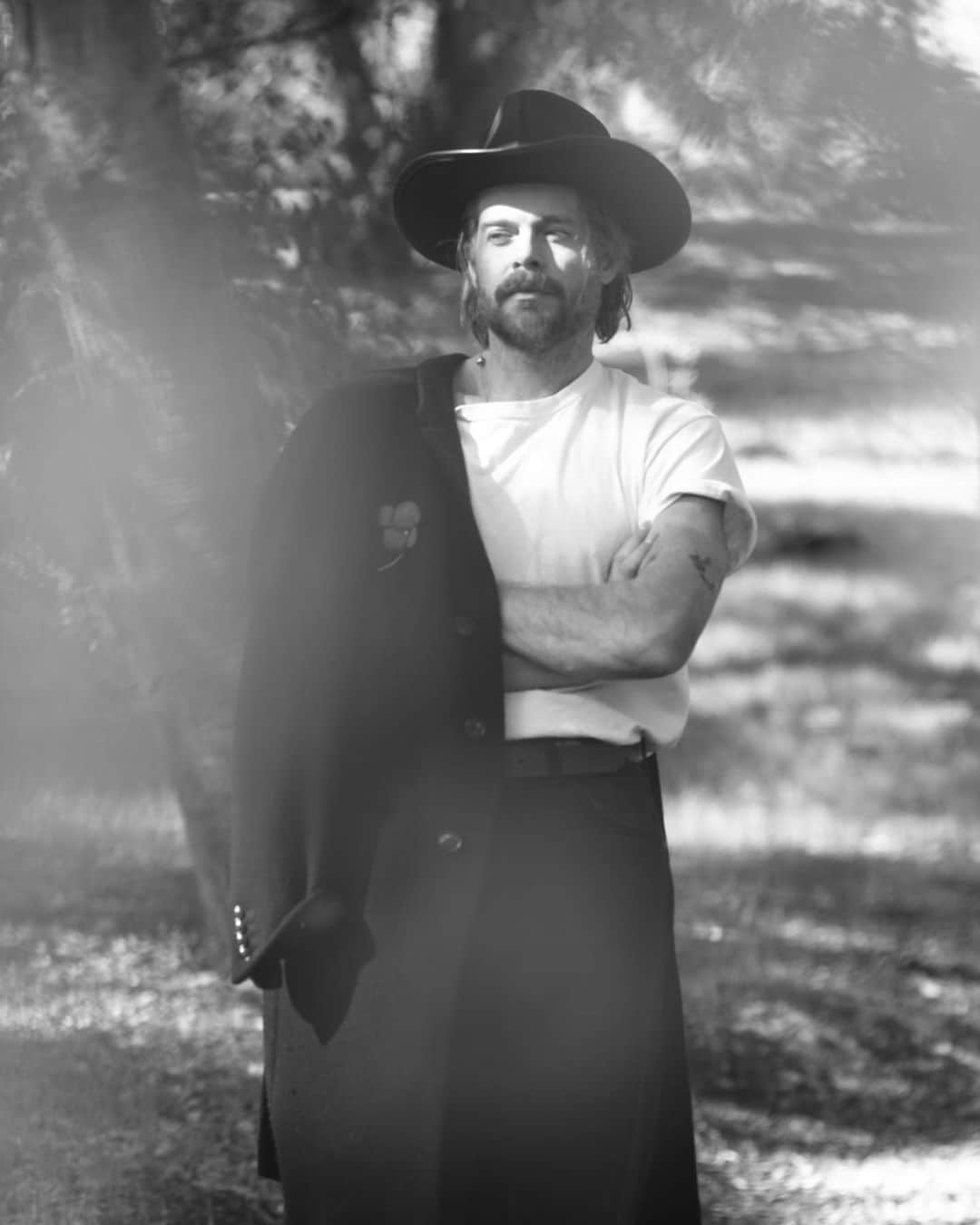 Nick Fouquetのインスタグラム：「Outtakes.... 📸 @kristopher.brock  Topanga is a little hippie town with in LA county, nestled between Malibu and pacific palisades this place has become my sanctuary and refuge. I’m grateful for the times here where I have been able to pause and feel solace in woods.」