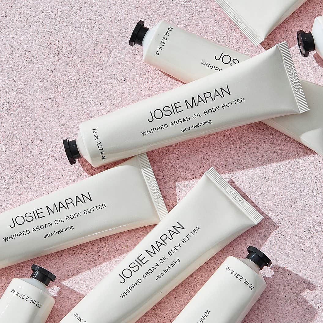 ジョジー・マランのインスタグラム：「🚨It's TSV (Today’s Special Value) time! 🚨We've been part of the QVC family for 10 YEARS! To celebrate a decade of Argan-Powered Beauty, we've created a must-have TSV for the biggest Whipped Argan Oil Body Butter fans!    Voted the customer favorite body product year after year and bought over 10 million times, enjoy ten portable tubes of our famous whipped body butter in  10 delicious scents. ⠀⠀⠀⠀⠀⠀⠀⠀⠀ The set contains 7 fan-favorite scents: Unscented, Vanilla Bean, Vanilla Apricot, Vanilla Pear, Sweet Citrus, Lilac and Lemon Verbena, and 3 NEW scents: Raspberry Sorbet, Vanilla Yuzu and Warm Amber. $59.96 (Value $150) ⠀⠀⠀⠀⠀⠀⠀⠀⠀ Click on our link in bio to shop it now!」