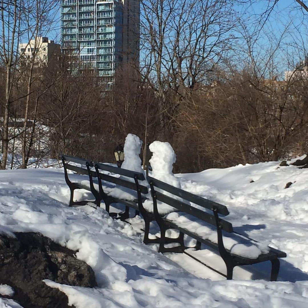 ラリー・ギリアード・Jrさんのインスタグラム写真 - (ラリー・ギリアード・JrInstagram)「NY was at it again! And the meer was frozen...so I walked across it! 😬 Probably first and last. Was pretty darn scary! #winterwonderland #nyc #frozen #2021」2月9日 4時17分 - thereallgjr