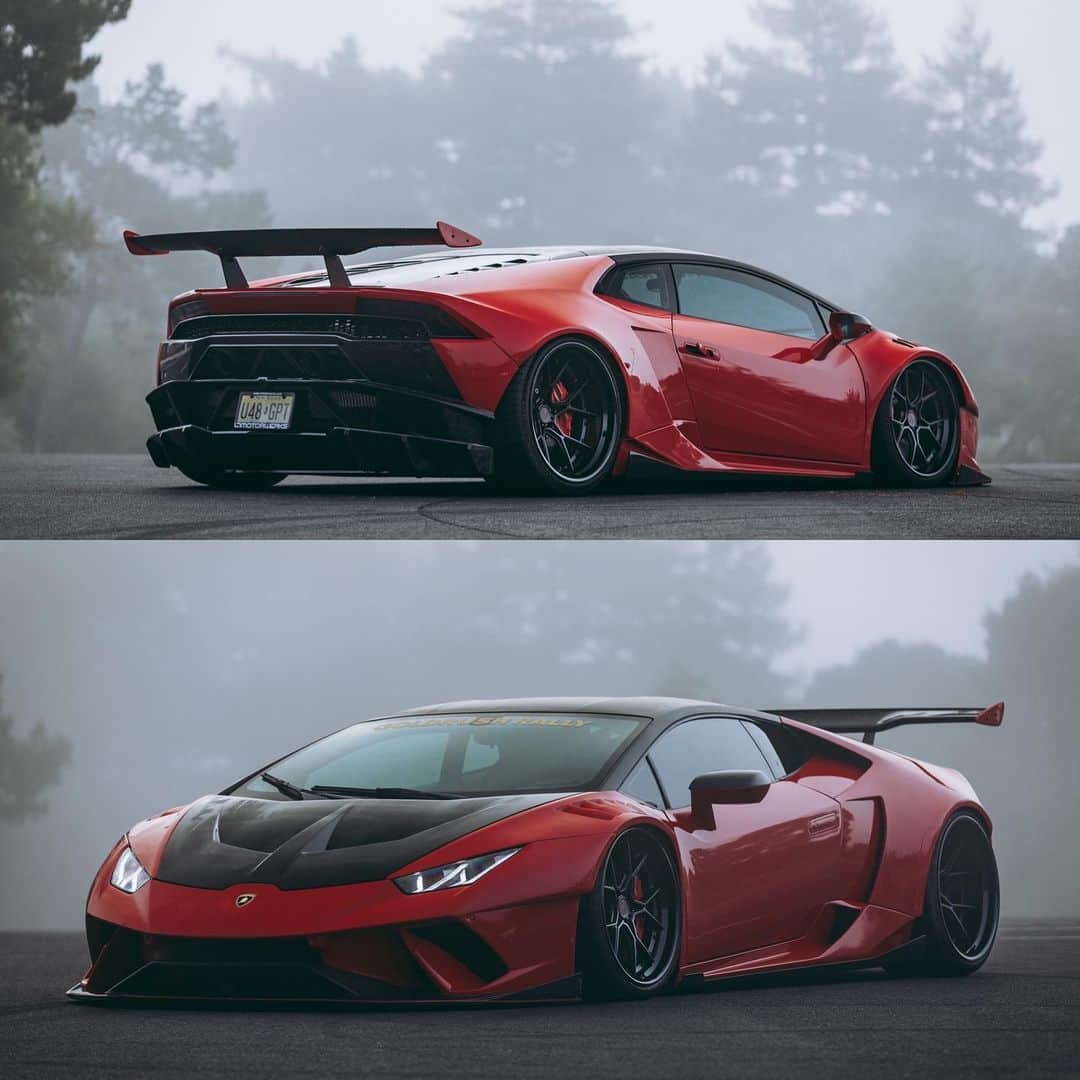 CARLiFESTYLEさんのインスタグラム写真 - (CARLiFESTYLEInstagram)「Widebody Huracan👍🏽or👎🏽? • Join @goldrushrally June 11-20 on their “Saints & Sinners” Tour. They’ll be starting in New York and making their way to Dallas   For more information visit goldRushRally.com or shoot them a DM. #carlifestyle #goldrushrally」2月9日 4時24分 - carlifestyle