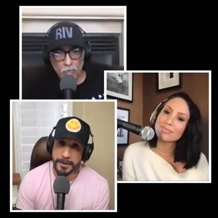 A.J.のインスタグラム：「New week, new Pretty Messed Up podcast episode! This week, Cheryl, Rene and I answer YOUR assumptions about us. Can you guess my favorite BSB song to perform live? Listen and subscribe by following the link in my stories to find out!」
