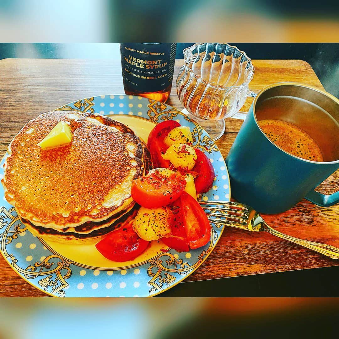 浅川悠さんのインスタグラム写真 - (浅川悠Instagram)「#bourbonbarrelaged Maple syrup is the best...! 🧚‍♀️✨ ⠀ #voiceactor  #声優 #lunch」2月9日 14時48分 - yuu_asakawa_insta