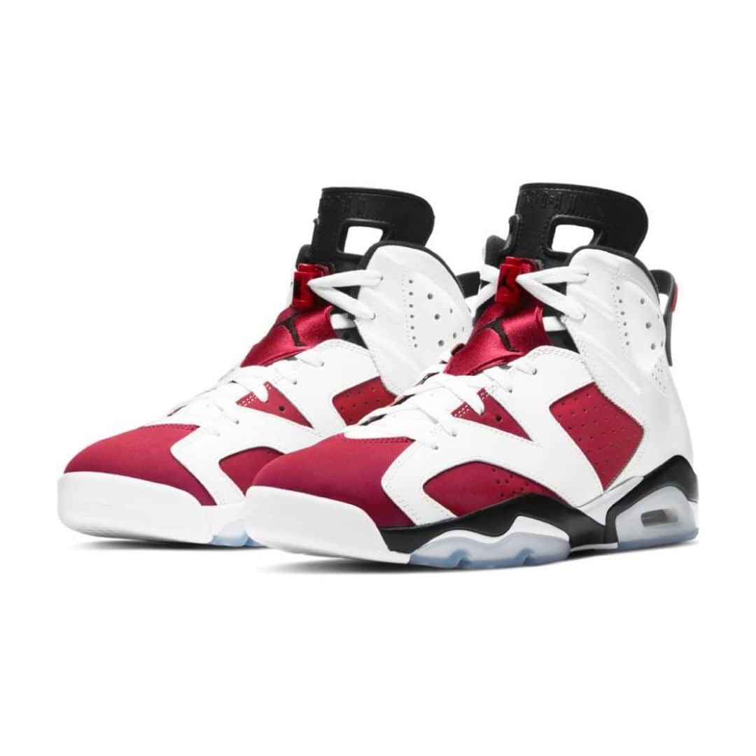 のインスタグラム：「【RELEASE✌️】 2/13（sat) 発売 AIR JORDAN 6 RETRO　CT8529-106　￥22,000+tax AIR JORDAN 6 RETRO (GS)　384665-106 ￥16,000+tax  ・アプリ抽選（店頭受け取り分） 抽選受付期間　2/10（水）10：00　～ 2/10（水）23：59 抽選結果発表　2/13（土)　9：00予定 受取期間　　2/13（土）開店時間　～ 2/16（火）閉店時間まで  受取可能店舗 ABC-MART GRAND STAGE各店 ＊アプリ内応募フォームよりご確認下さい。 ＊受取期間延長、他店舗での販売・受け渡しや代引きでの発送は出来ません。 ＊アイテム・サイズにより選択できる受取店舗が異なります。  ・オンライン販売（通常販売） ABC-MART GRAND STAGE ONLINE STORE 2/15(月)　13：00　発売開始予定  詳細はABC-MART公式アプリ/ABC-MART GRANDSTAGEサイトにてご確認下さい。  #abcmart #abcマート #ABCGS #NIKE #ナイキ #nikejordan #jordan #aj6 #エアジョーダン #kicks #sneakerhead #sneakers #sneakeraddict #tokyo #japan #kickstagram #👟」