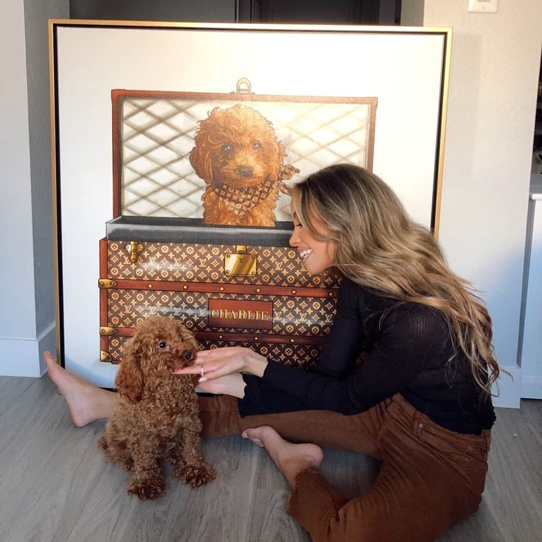 The Oliver Gal Artist Co.さんのインスタグラム写真 - (The Oliver Gal Artist Co.Instagram)「For your furry Valentine's ❣️ Get yourself the perfect gift! A personalized pet portrait of your loved little ones #olivergal ⁠ 📷@sarahkauf7」2月9日 9時01分 - olivergalart