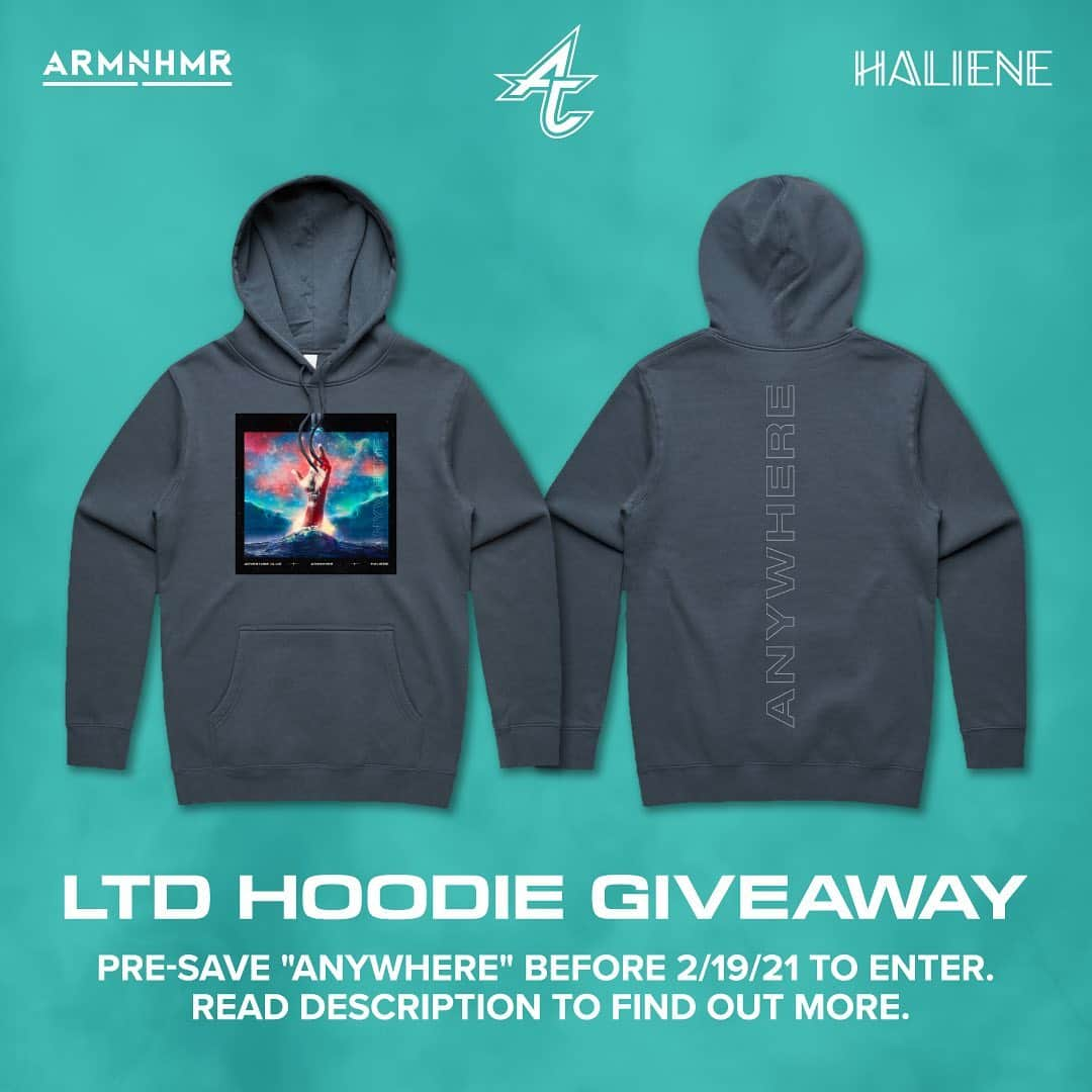 Adventure Clubさんのインスタグラム写真 - (Adventure ClubInstagram)「GIVING AWAY limited edition ‘ANYWHERE' hoodies. Follow us, tag your squad and PRE-SAVE 'ANYWHERE' (link in our bio). Share proof of pre-save on your IG STORY.   By pre-saving 'ANYWHERE' the song will automatically be in your library on release day. Choosing the winners on February 18th! xoxo #ANYWHERE #ANYWHEREwithyou」2月9日 9時15分 - adventureclub