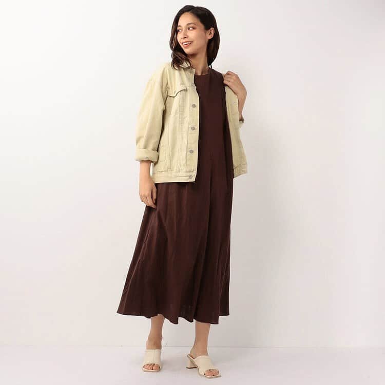 UNRELISHのインスタグラム：「PRE order﻿ ﻿ ﻿ ﻿ ﻿ ﻿ ﻿ #ゆるbigチュニック丈デニムジャケット﻿ ¥7,590 taxin﻿ ﻿ ﻿ ﻿ ﻿ ﻿ ﻿ #UNRELISH﻿ #アンレsnap ﻿ ﻿ #instafashion #fashion #ootd #code #outfit #code #coordinate #今日のコーデ #カジュアル #きょコ #お洒落さんと繋がりたい #style #fashion #今日の服 #カジュアルコーデ  #casual #setup #セットアップ #selfie #プチプラコーデ  #ぷちぷらコーデ #zozotown ﻿ ﻿ ﻿ ﻿」