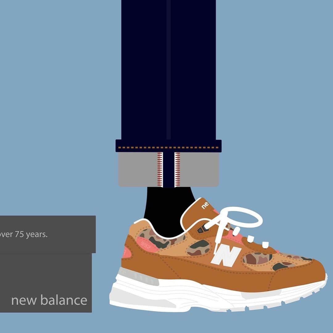 トッドスナイダーさんのインスタグラム写真 - (トッドスナイダーInstagram)「Exclusive “From Away” New Balance 992 drops tomorrow • 02.09.21 11AM ET ⏳ Only on ToddSnyder.com 👟Very limited quantities 🏞 The inspiration may have been the landscape of Maine, but we are happy to report that the shoe works just as nicely on a day out in the city 🏙 Illustration by @monsieursaturday #NewBalance992 #ToddSnyder #ToddSnyderXNB #comingsoon #sneakerhead #sneakernews #sneakeraddict #kicksonfire」2月9日 10時25分 - toddsnyderny