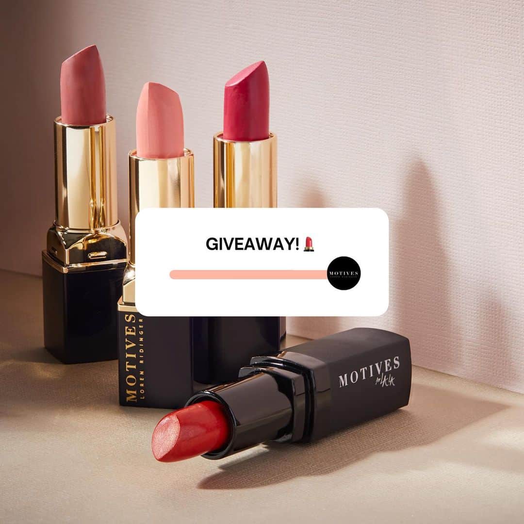 Motives Cosmeticsのインスタグラム：「🖤SELF-LOVE GIVEAWAY 🖤 Because we 🖤you! Three lucky winners will be gifted our limited-edition Pure Love Lip Set💋  🖤How to Enter🖤  💋Must be following @motivescosmetics  💋Tag 3 friends in the comments 💋Comment below something you love about yourself! 💋For a bonus entry, share this post to stories and tag us!  That’s it! Good luck, Motives Babes 🖤   Winner will be selected at random and privately contacted. Giveaway will close February 14th at 11:59PM EST. Special T&C’s apply.」