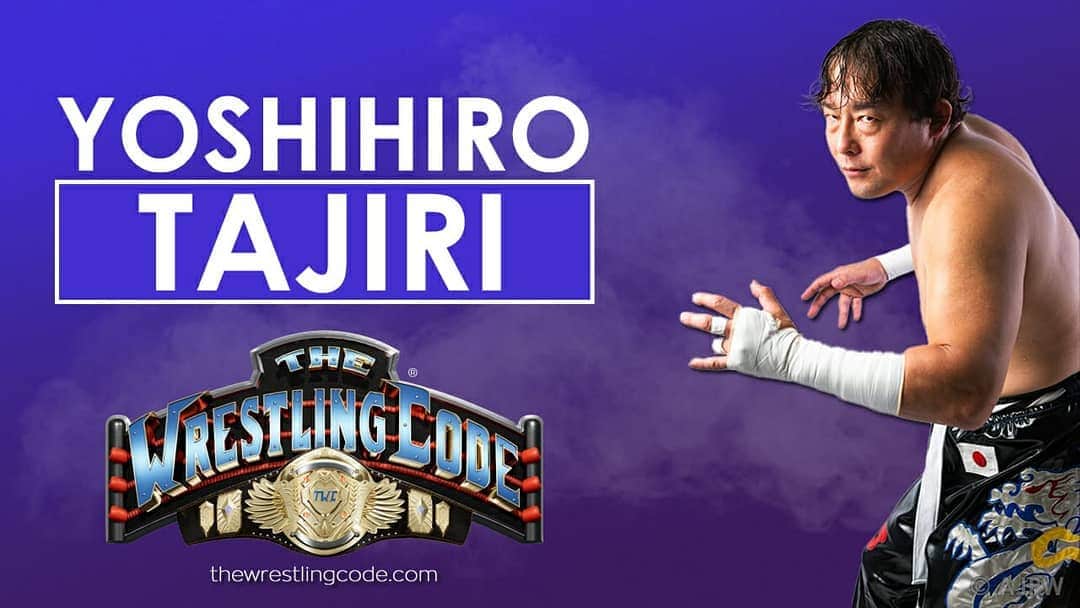 TAJIRIのインスタグラム：「The Japanese Buzzsaw!🦵   The man with the Green Mist🤮   Yoshihiro Tajiri! @TajiriBuzzsaw 🇯🇵  Officially signed on the up-coming Professional Wrestling Game "The Wrestling Code®".  #twc #wrestling #indiedev #UE4 #ajpw」