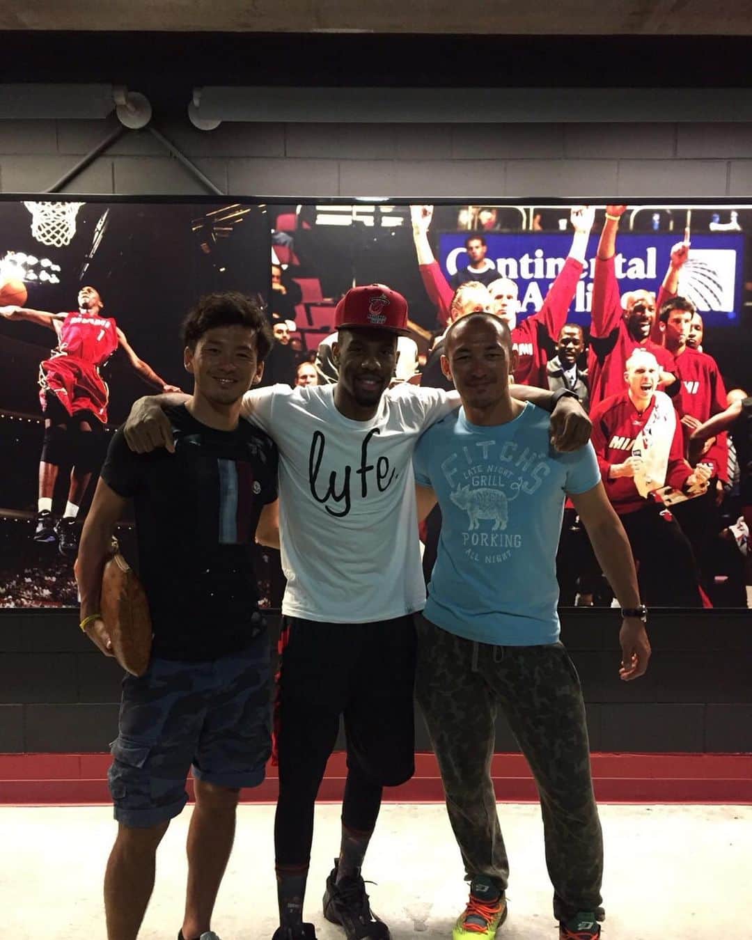 のインスタグラム：「Memory in Miami 🇺🇸 #nba #nbabasketball」